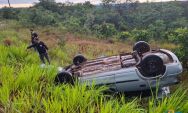Jovem de 21 anos morre ap&oacute;s sair da pista na MS-430 entre Rio Negro e S&atilde;o Gabriel
