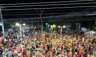 Lotou!!! segunda noite de Carnaval lota a pra&ccedil;a Zacarias Mour&atilde;o no Coxim folia 2026