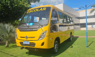 Camapu&atilde; recebe novo &ocirc;nibus para refor&ccedil;ar transporte de estudantes da rede p&uacute;blica

