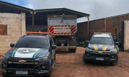 Ap&oacute;s parada em borracharia, equipes abordam caminh&atilde;o na BR-163 e apreendem pneus estrangeiros