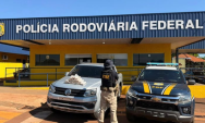 PRF apreende 16 quilos de coca&iacute;na escondidos em pneu de caminhonete na BR-163
