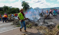 Sem-terra liberam BR-163 ap&oacute;s 6 horas de bloqueio e promessa de vinda do presidente do Incra
