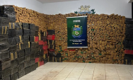 Maior apreens&atilde;o de drogas em Rio Negro: 3,6 toneladas de maconha s&atilde;o interceptadas pela PM
