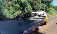 Motociclista morre ap&oacute;s colis&atilde;o com caminhonete na BR-163
