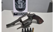 Pol&iacute;cia Militar prende homem por amea&ccedil;a e porte ilegal de arma de fogo em Rio Verde