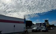    Segunda-feira (6) come&ccedil;a com tempo fechado e sol t&iacute;mido em Coxim