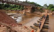 Ap&oacute;s quase dois meses, ponte provis&oacute;ria na MS-080 deve liberar tr&aacute;fego entre Rio Negro e CG
