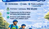 Coxim recebe a 5&ordf; Pedalada da Ado&ccedil;&atilde;o e refor&ccedil;a import&acirc;ncia de lares para crian&ccedil;as e adolescentes