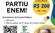 Coxim abre inscri&ccedil;&otilde;es para cursinho preparat&oacute;rio gratuito do ENEM com aux&iacute;lio mensal