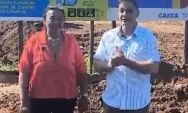 Vereador Johnny e vereadora L&uacute;cia da AAVC fiscalizam obra da Rua 11 de Abril em Coxim