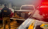 PRF apreende 1,2 tonelada de maconha ap&oacute;s persegui&ccedil;&atilde;o na BR-163 em Dourados
