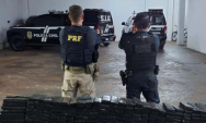 PRF e PM apreendem 353 quilos de maconha ap&oacute;s persegui&ccedil;&atilde;o na BR-376
