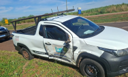 Dupla &eacute; presa com ve&iacute;culo furtado ap&oacute;s persegui&ccedil;&atilde;o na BR-163 entre Pedro Gomes e Sonora
