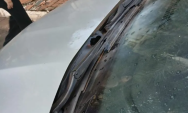 Carro de professor &eacute; atingido por roj&atilde;o durante forma&ccedil;&atilde;o escolar em Rio Verde (MS)