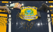 Trio armado que planejava sair de MS para cometer roubos a caminhonetes em MG &eacute; preso