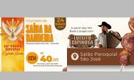 Churrasco e Sa&iacute;da da Bandeira da 131&ordf; Festa do Divino Esp&iacute;rito Santo em Coxim acontecem no domingo