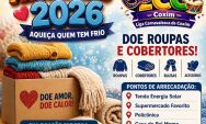 Campanha do Agasalho 2026 mobiliza Coxim para ajudar fam&iacute;lias no inverno