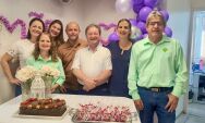 Prefeito Edilson Magro participa de homenagem pelo Dia das M&atilde;es no Hospital Regional de Coxim