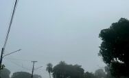 Coxim amanhece com neblina e clima fresco neste s&aacute;bado; previs&atilde;o indica chuva e m&aacute;xima de 31&deg;C