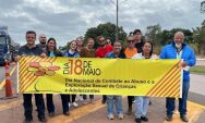 Maio Laranja realiza ped&aacute;gio educativo na BR-163 em Coxim