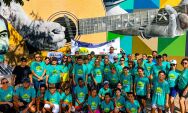 Dezenas de fam&iacute;lias participaram da 5&ordf; Pedalada da Ado&ccedil;&atilde;o na manh&atilde; deste s&aacute;bado (30) em Coxim