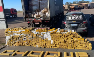 Mais de uma tonelada de maconha &eacute; apreendida em carga de cerveja na BR-163

