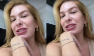 Lore Improta revela quantos quilos j&aacute; perdeu ap&oacute;s o parto