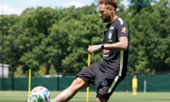 Neymar volta a treinar com a sele&ccedil;&atilde;o a 2 dias do jogo contra o Haiti