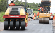 Obras na BR-163 exigem aten&ccedil;&atilde;o de motoristas entre Coxim, Rio Verde, S&atilde;o Gabriel e Bandeirantes
