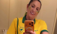 Margareth Serr&atilde;o reage ap&oacute;s erro de portugu&ecirc;s em jogo do Brasil