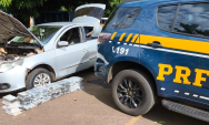 PRF apreende 55 quilos de coca&iacute;na escondidos em compartimentos ocultos de carro na BR-060
