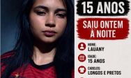 Adolescente de 15 anos desaparece ap&oacute;s sair de aula no IFMS em Coxim
