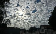 Sol aparece entre nuvens no amanhecer e calor predomina nesta quarta-feira em Coxim