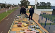 PRF apreende seis toneladas de maconha escondidas em carga de soja durante opera&ccedil;&atilde;o em MS
