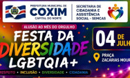 Coxim realiza primeira Festa da Diversidade LGBTQIA+ com programa&ccedil;&atilde;o voltada &agrave; inclus&atilde;o, cidadania, 