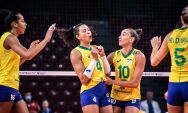 Brasil bate Porto Rico em dia inspirado de Carol no Mundial de Vôlei