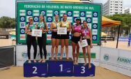 Confira os campeões da segunda etapa do Circuito Estadual de vôlei de praia