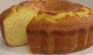 Bolo de laranja com casca