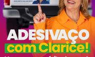 Clarice promove adesivaço em Sonora neste sábado