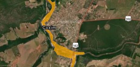 Coxim possui alto grau de vulnerabilidade ambiental devido &agrave;s inunda&ccedil;&otilde;es, diz app de preven&ccedil;&atilde;o