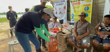 Governo de MS entrega filtros de &aacute;gua para
comunidades ribeirinhas do Pantanal