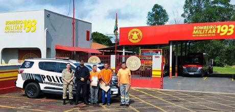 Quartel do Corpo de Bombeiros de Coxim &eacute; revitalizado com m&atilde;o de obra prisional