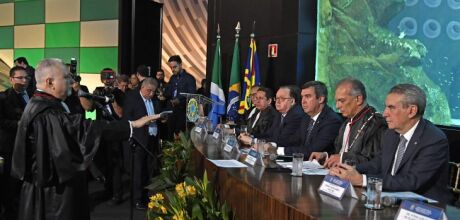 Em posse do TRE, Governo de MS reafirma o compromisso com combate a desinforma&ccedil;&atilde;o