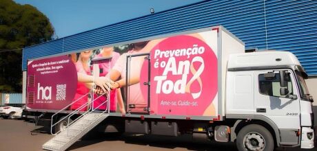 Carreta do Amor chega a Coxim para oferecer exames de mamografia gratuitos