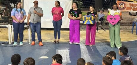 Projeto Escolinha do Gordinho realiza comemora&ccedil;&atilde;o especial de P&aacute;scoa na Pra&ccedil;a das Am&eacute;ricas