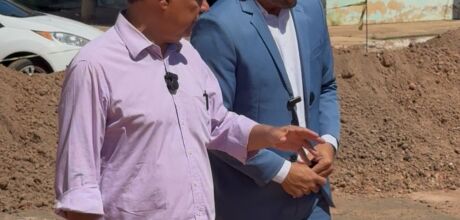Marcinho solicita R$ 10 milh&otilde;es ao Senador Nelsinho para troca da drenagem de avenida em Coxim
