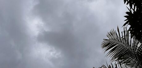                      Chuva e clima gostoso para come&ccedil;ar a semana em Coxim
