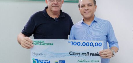 Coronel David entrega emenda para Turismo e Sa&uacute;de em Rio Verde e soma quase meio milh&atilde;o
