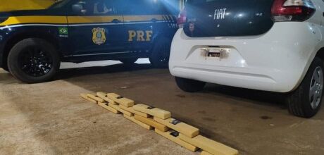 Homem tenta fugir da PRF e &eacute; flagrado com 14,7 kg de maconha
