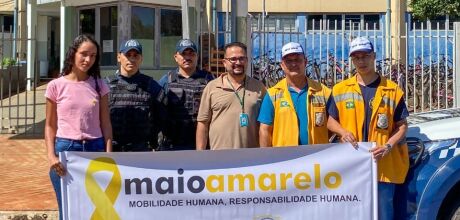 Blitz educativa leva conscientiza&ccedil;&atilde;o sobre seguran&ccedil;a no tr&acirc;nsito em Rio Verde
